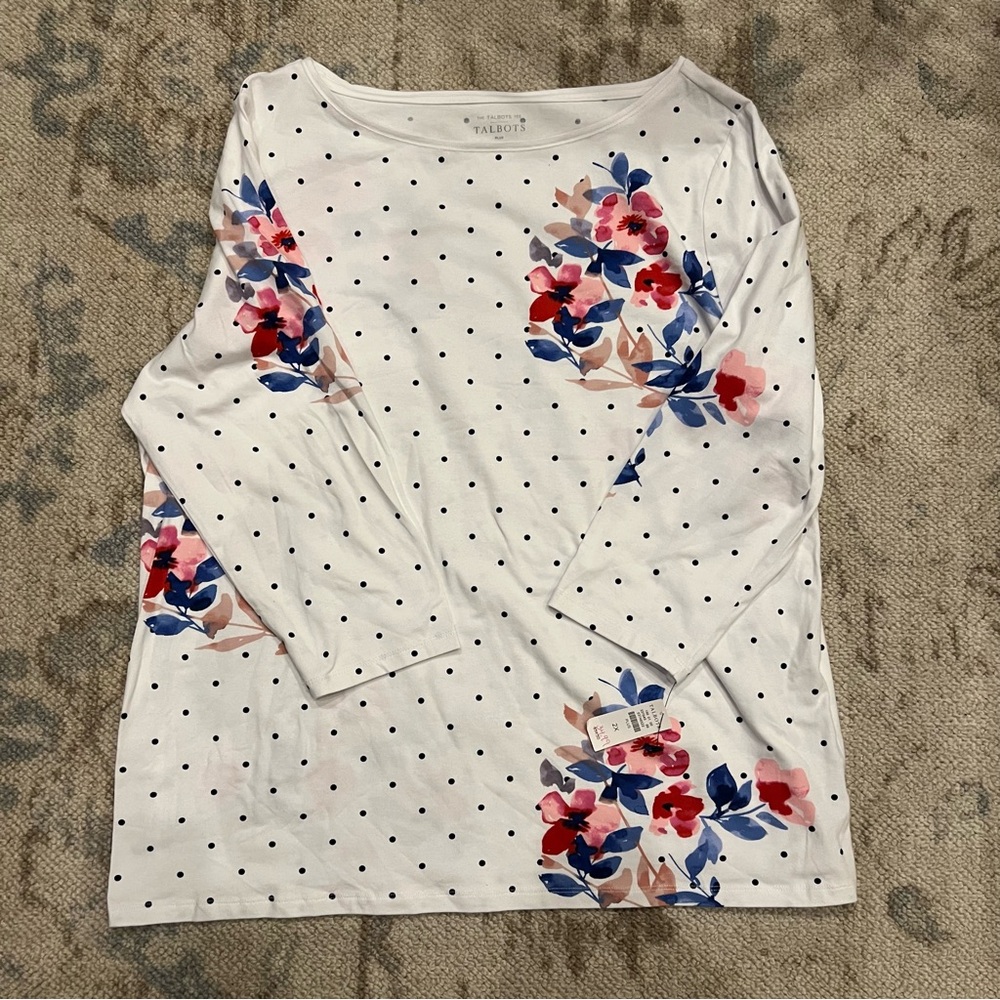 NWT Talbots top, 2X